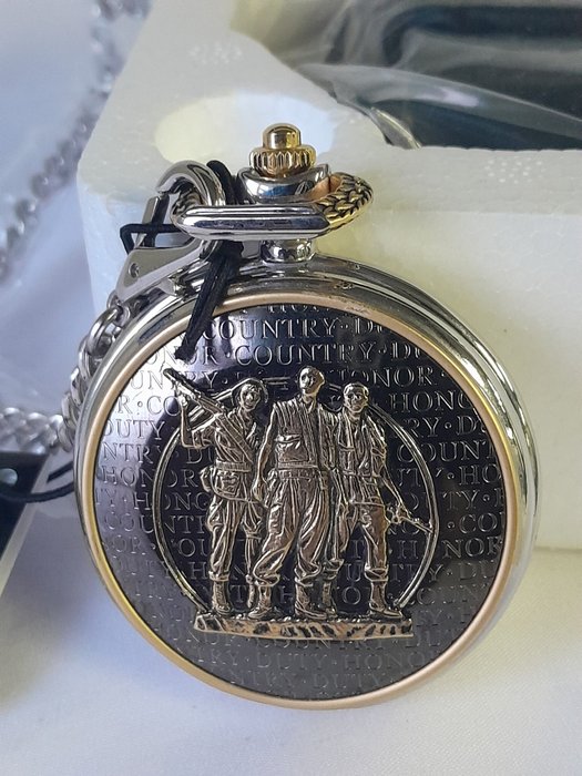 Franklin Mint - war veterans  Pocket watch. - 1960-1969