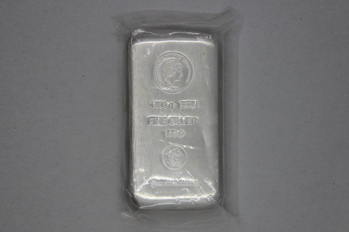 库克群岛. 1 Kilogram Cook Islands zilver muntbaar Heimerle Meule (2013)