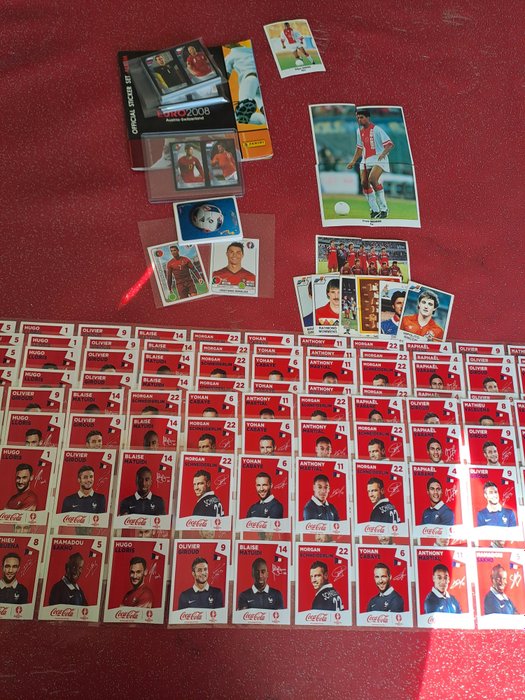 Panini - Euro 84/92/96/08/16/Cola - Complete set + loose stickers - Mixed collection