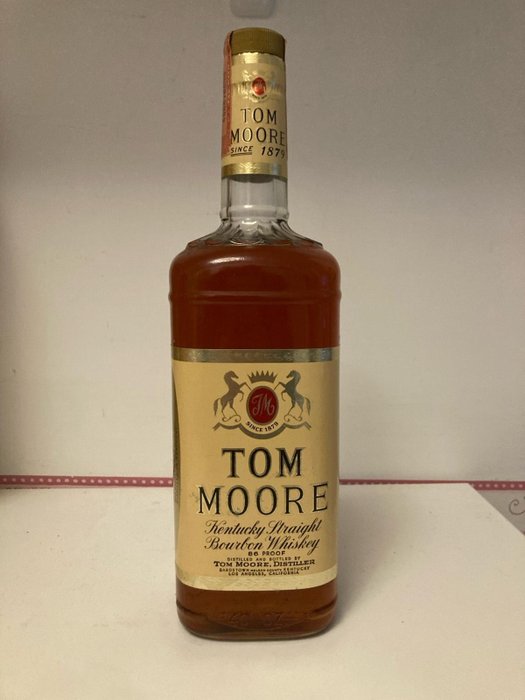 Tom Moore - Kentucky Straight Bourbon  - b. década de 1970 - 40 Oz