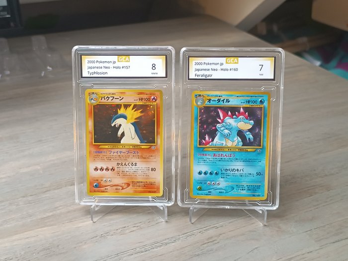 Pokémon - 2 Card - Feraligatr & Typhlosion