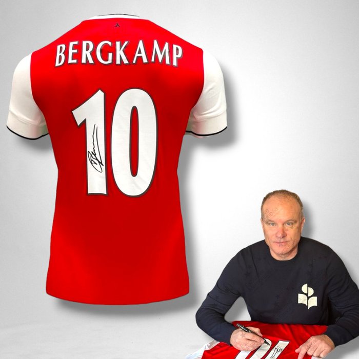 Arsenal - Championnat d'Angleterre de Football - Dennis Bergkamp - 2016 - Maillot de football