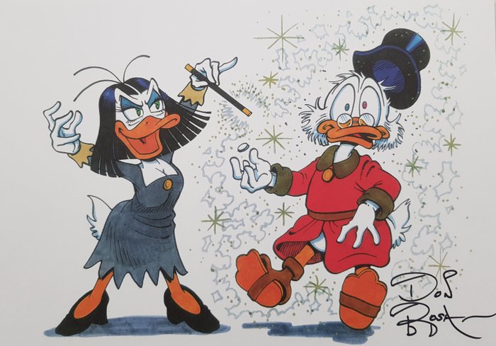 Don Rosa - Uncle Scrooge - Magica deSpell's Magic  - Signed Print by Don Rosa