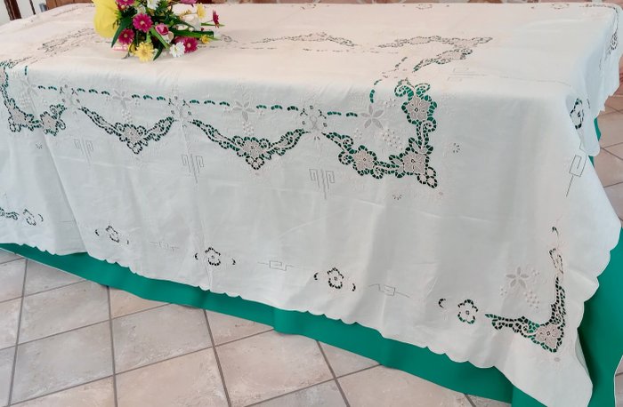  (13) - Tablecloth - 260 cm - 170 cm