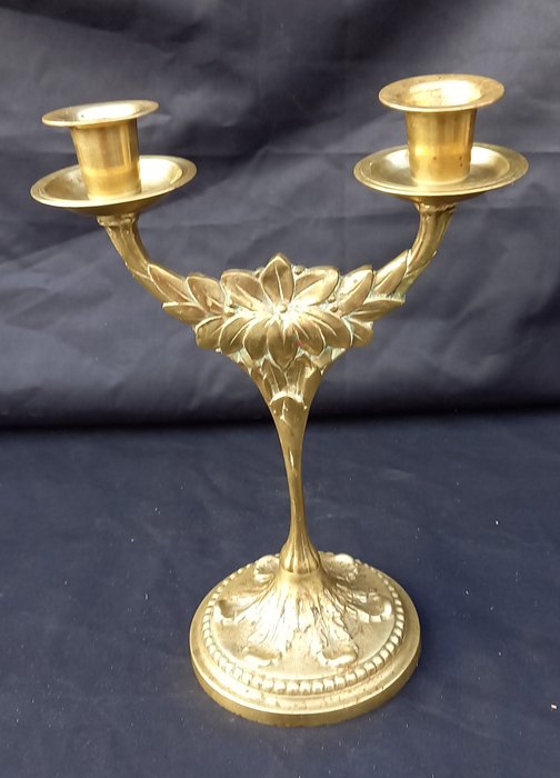 Kerzenhalter - Bronze (vergoldet)