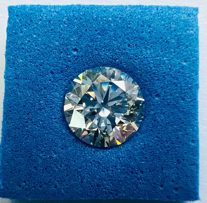 1 pcs Diamante - 1.00 ct - Brillante - D (incolore) - IF (Internamente Perfetto), *VG*