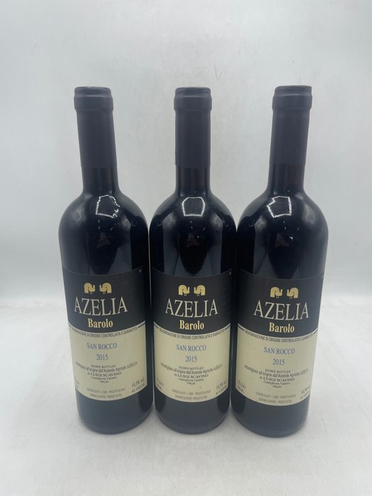 2015 Azelia di Luigi Scavino 'San Rocco' - 巴罗洛 DOCG - 3 Bottles (0.75L)