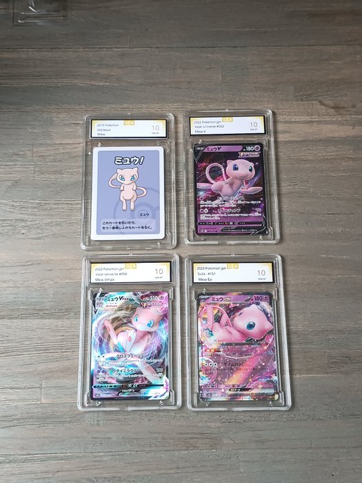 Pokémon - 4 Card - 4x Mew