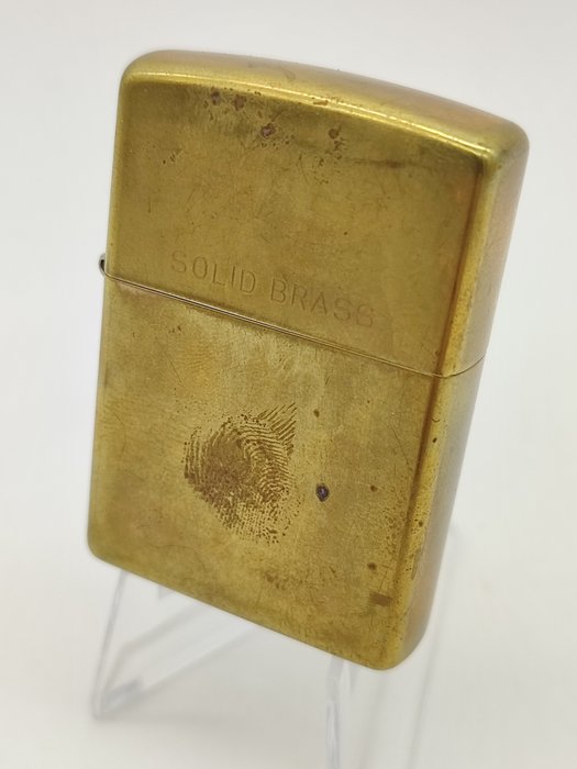 Zippo - Solid Brass - 2007 - Lighter - Solid messing