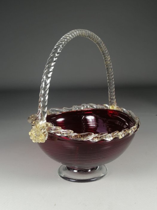 AVeM - Korb - Korb aus Muranoglas - Glas