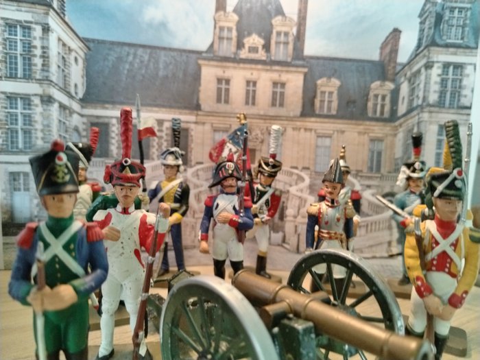 Starlux - Speelgoedsoldaatje Armée Napoléonienne: 12 soldats avec le canon de Gribeauval - 2000-2010 - Frankrijk