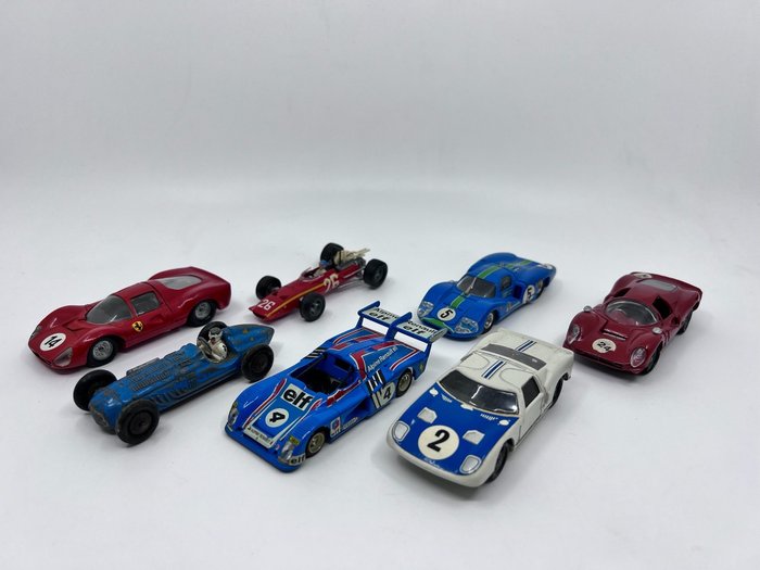 Dinky Toys, Solido, Mebetoys 1:43 - 7 - Model car - Ford, Renault, Ferrari, Matra, Mebetoys, Talbot