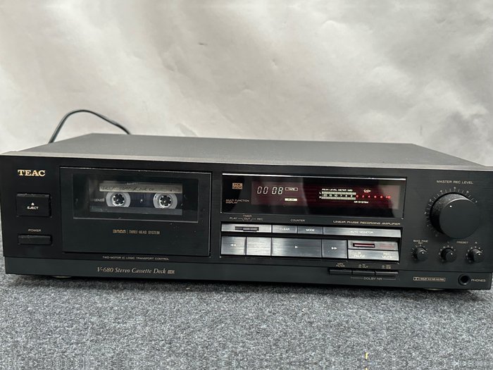 TEAC - V-680 - Leitor gravador de cassetes