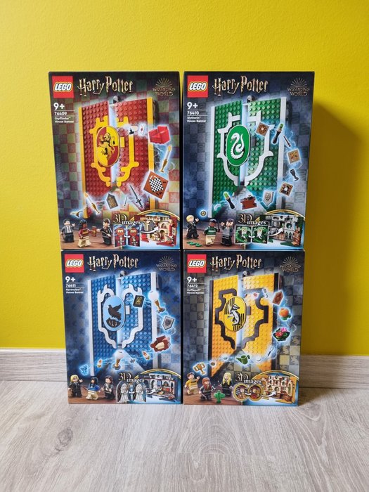 LEGO - Harry Potter - 76409, 76410, 76411, 76412 - 4 huisbanners van Harry Potter - 2020年及之后 - Denmark