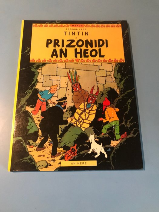 Tintin T14 - Le Temple Du Soleil en breton - C - 1 Album - Begrenset utgave/1989