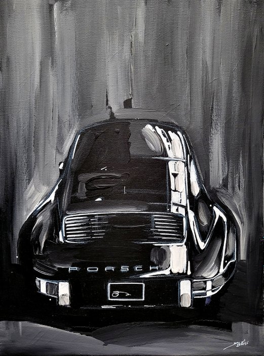 Artwork - Porsche - Porsche 911 - Original painting Art -  Baes Gerald - 2024