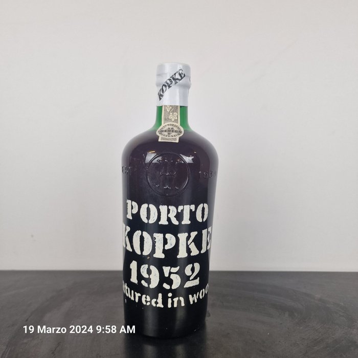 1952 Kopke - Colheita Port - Bottled in 1974 - Oporto - 1 Fles (0,75 liter)