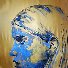 Jacqueline Klein Breteler – Gold series No.103-Blue edition-XXL