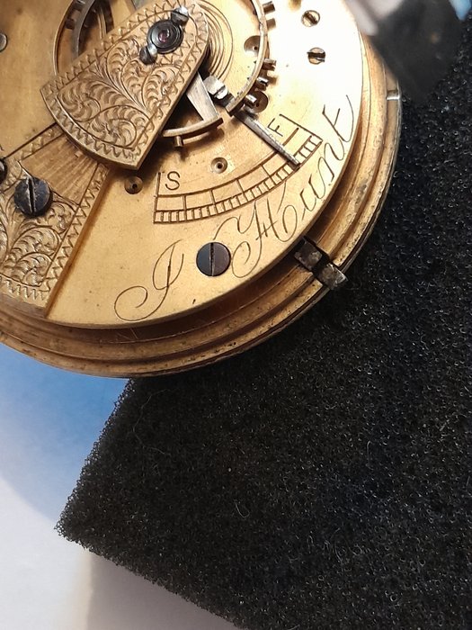 P. Hount (Lozells B´Ham), relógio de bolso de movimento de fuso - No Reserve Price - 1850-1900
