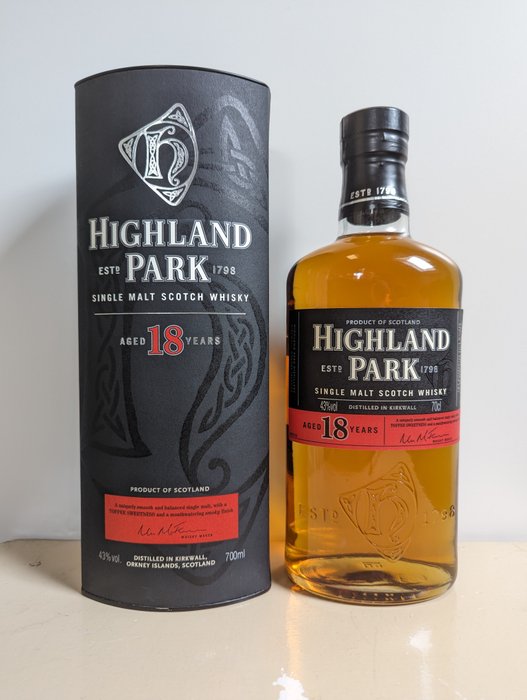Highland Park 18 years old - Original bottling  - 700ml