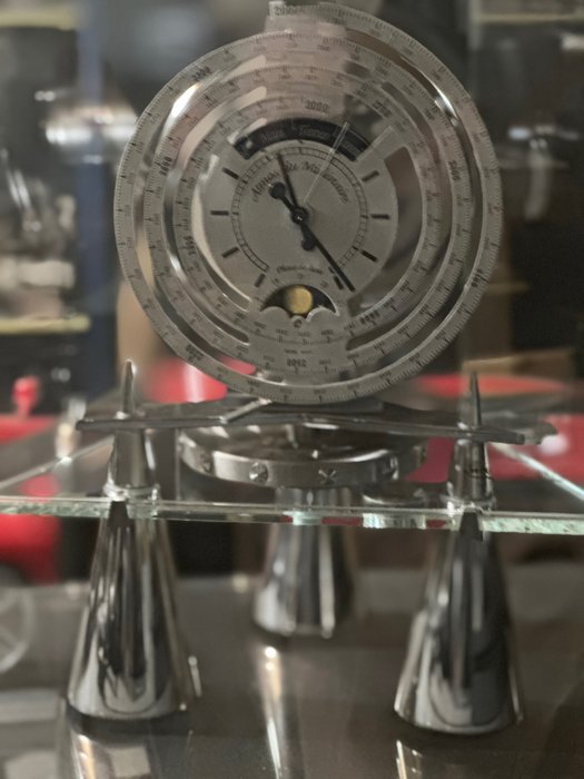 Atmos空氣鐘, 機芯 548 - Millenaire 3000，附月相 + 紙張，限量版 - Jaeger LeCoultre - 現代的 - 鋼（不銹鋼） - 2000-2010