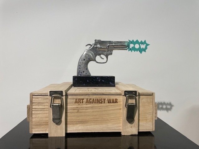 Van Apple - Art Against War - The Silver POW Gun