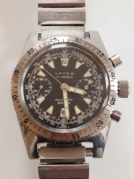 Lator - Divers Chronograph - No Reserve Price - Early 1960s - Men - 1960-1969