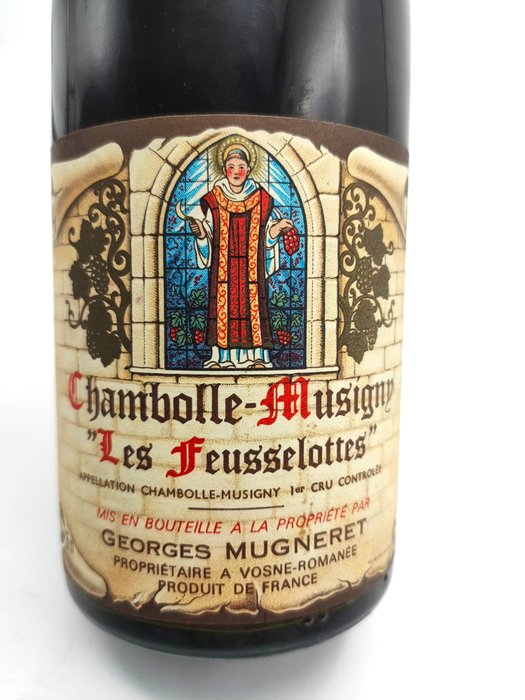 1985 Chambolle Musigny 1° Cru "Les Feusselottes" - Georges Mugneret - Burgundia - 1 Bottle (0.75L)