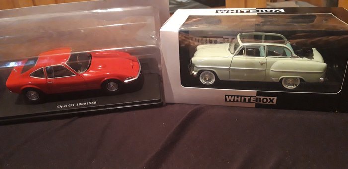 Whitebox 1:24 - 2 - 模型汽车 - 欧宝 GT 1900 和欧宝 Olympia Record