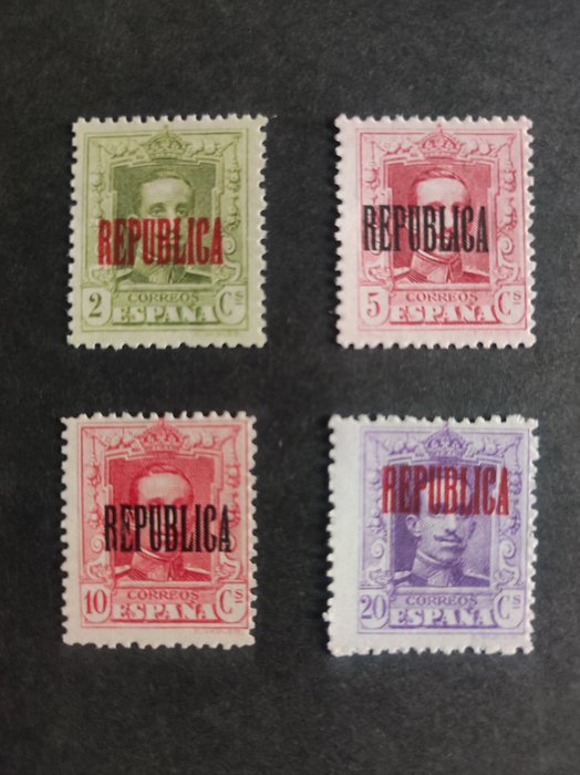 Espanha - edições locais 1931 - Capacitação da República - Edifil - Barcelona 1/4