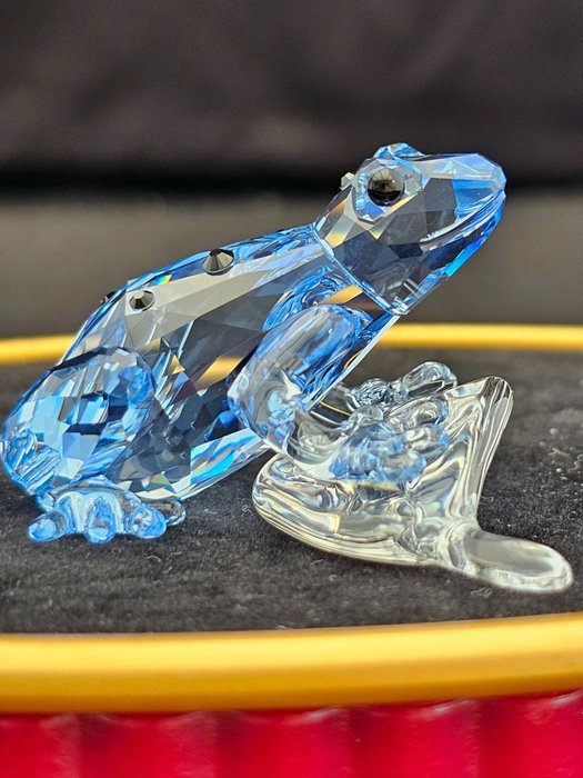 Swarovski - 雕像 - SCS - Blue Dart Frog - 955439 - 水晶