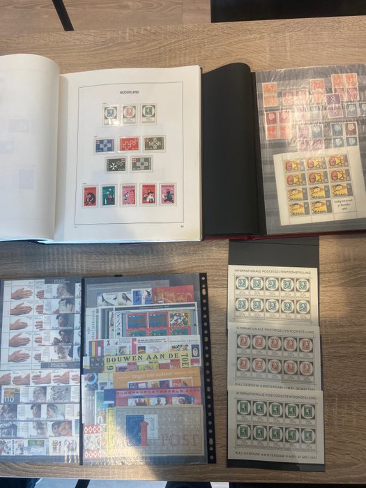 Países Bajos  - 1960-2000 lote de sellos, bloques, hojas, combinaciones y sello 0 en