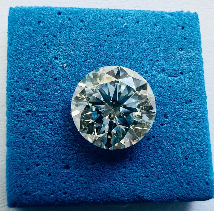 1 pcs Diamant - 1.12 ct - Brillant - G - IF (makellos), *No Reserve Price* *3EX* *SL*