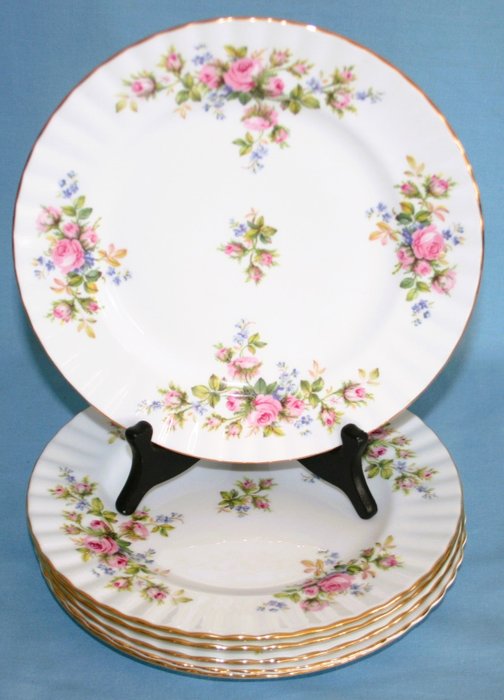 Royal Albert, Vintage - Frokost-sett (6) - Moss Rose - Porselen