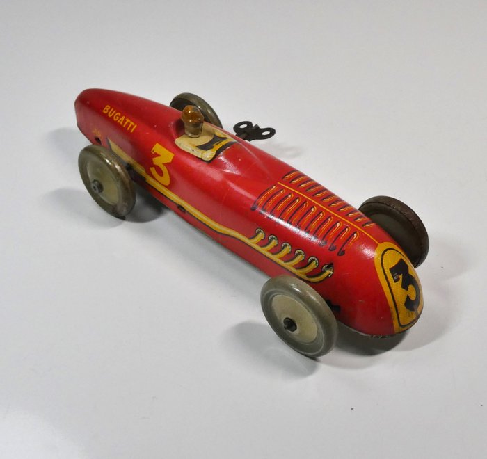 JEP (France) #  - Ón játék "BUGATTI" Open Wheel Style Racer, clockwork - 1930-1940 - Franciaország