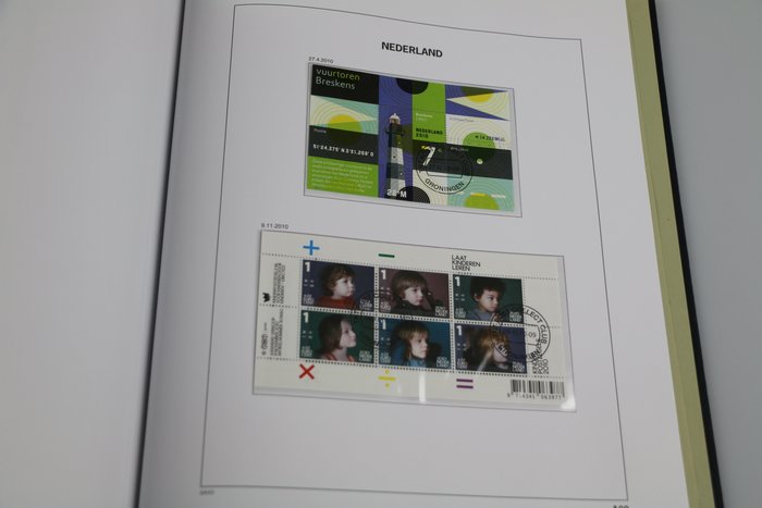 Holanda 2000/2010 - Linda coleção de selos modernos estampados no álbum DAVO