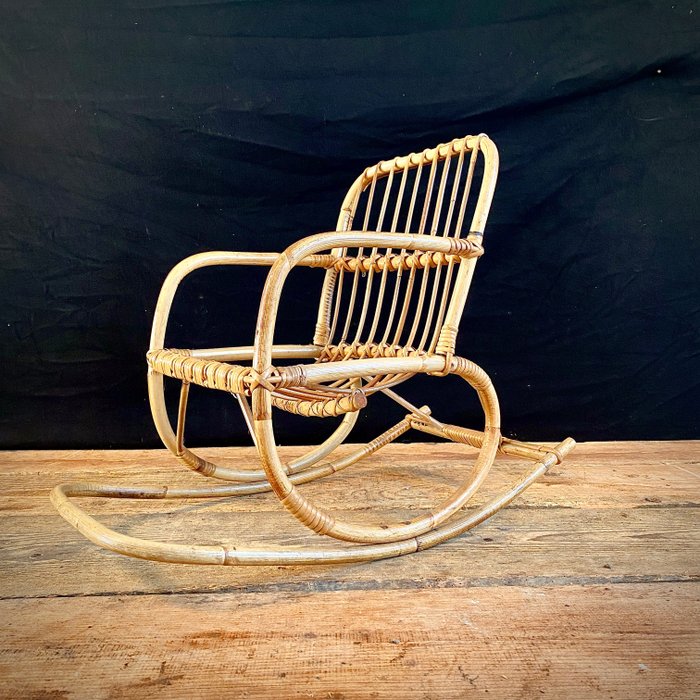 Rocking chair - Bamboo, for kids of the 60s