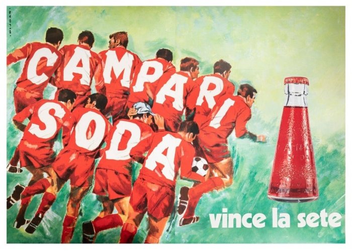 Pijoan - Campari Soda-Soccer-Liqueur - 1970-tallet