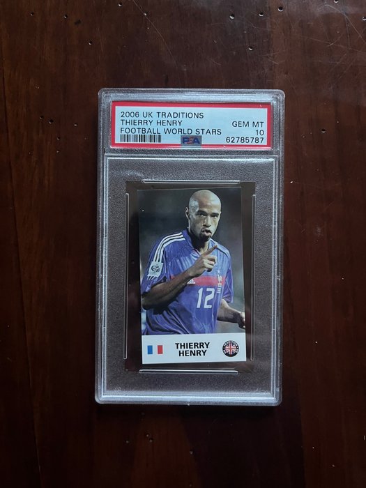 2006 - UK traditions - Football World Stars - Thierry Henry - 1 Graded card - PSA 10