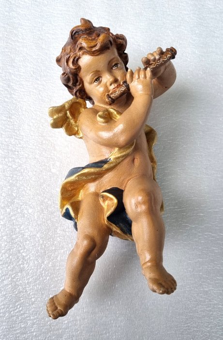 Südtirol  Engel Putte ca. 18 cm - Figurine - Bois