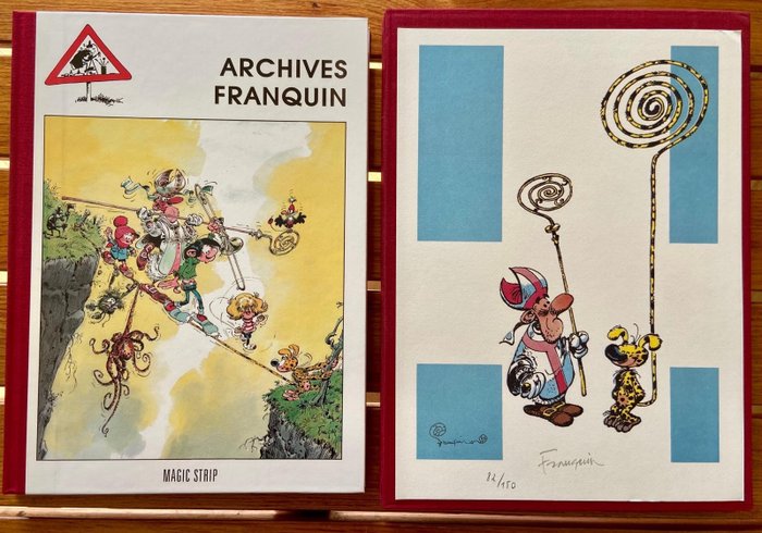 Archives Franquin + ex-libris - C + emboitage - TT - 1 Album - 1991
