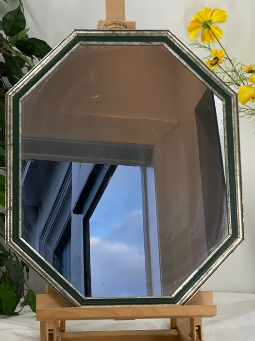 Mirror - Vintage mirror  - Glass, Wood