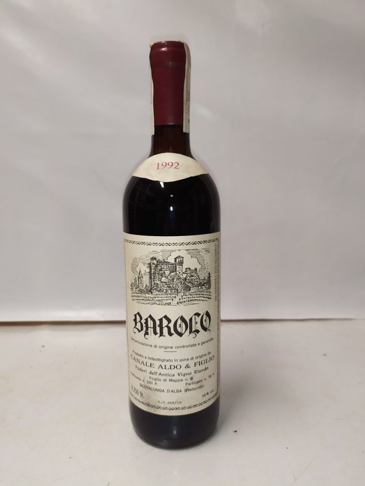 1992 Barolo Vigna Riunda Canale Aldo - 皮埃蒙特 - 1 Bottle (0.75L)