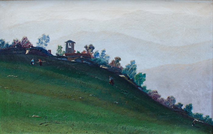 Giuseppe Pessina (1893 –1967) - Paesaggio di montagna