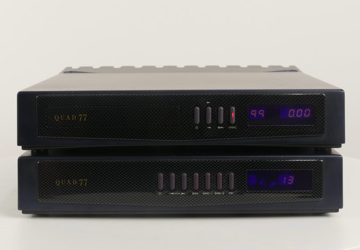 Quad - Quad 77 AMP - Quad 77 Compact Disc -soitin Hifi-sarja - Useita malleja