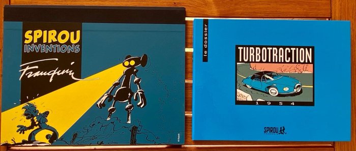 Franquin, André - 2 文件夹 - Spirou et Fantasio - Inventions / Le Dossier Turbotraction - 2000