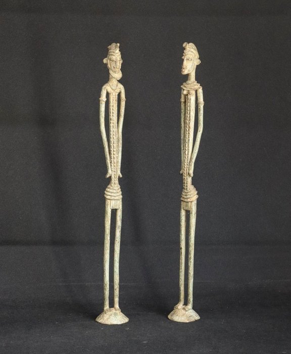 Couple filiforme 41cm - Dogon - Mali