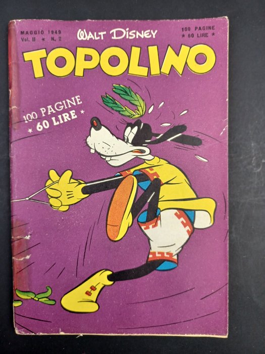 Topolino Libretto n. 2 - 1 Comic - Primera edición - 1949