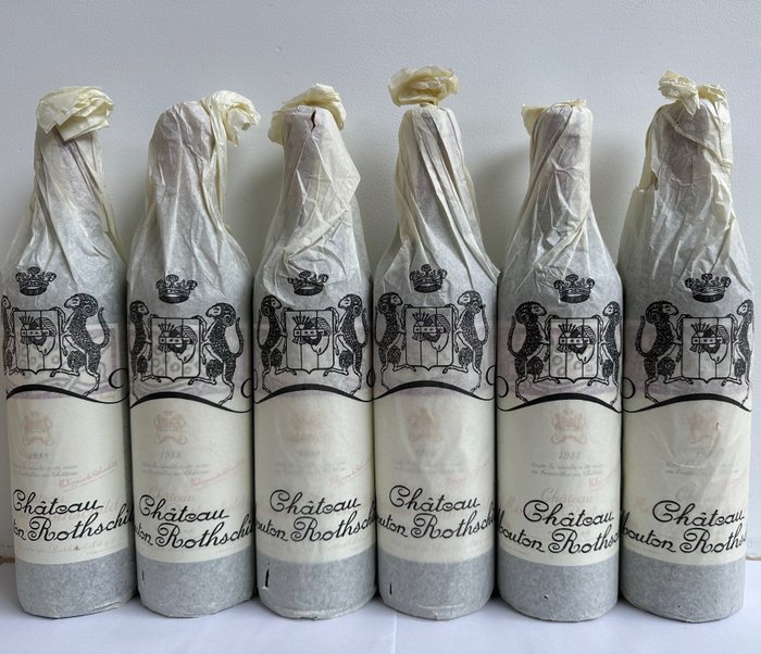 1988 Château Mouton Rothschild - Pauillac 1er Grand Cru Classé - 6 Bottles (0.75L)