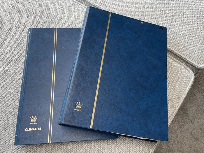 Niederländisches Ausland 1873/1961 - Zwei Einsteckbücher mit Überseegebieten, ungebraucht und postfrisch inklusive UNTEA